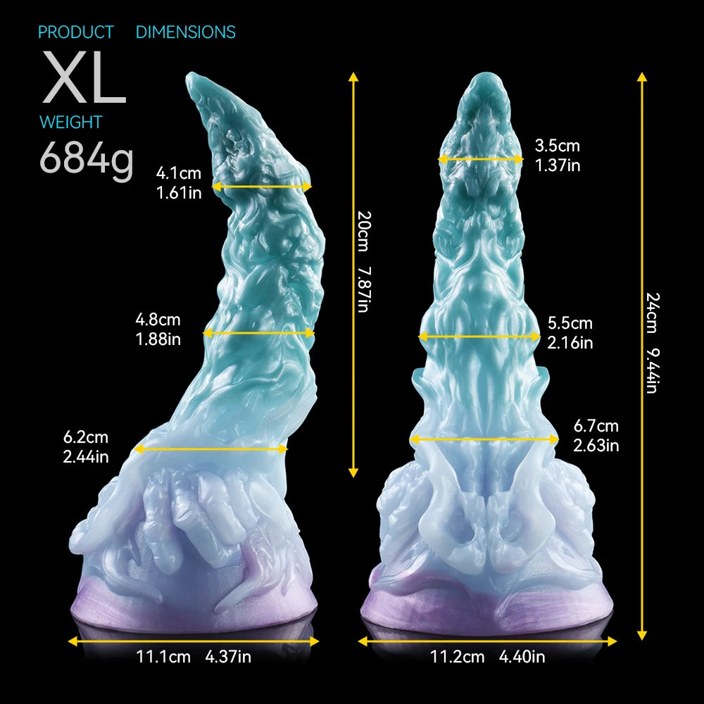 Scorpion Tail Hook Dildo with Suction Cup Monster Penis G-spot Anal Stimulation Female Vagina Massager Adults Sex Toys for Woman