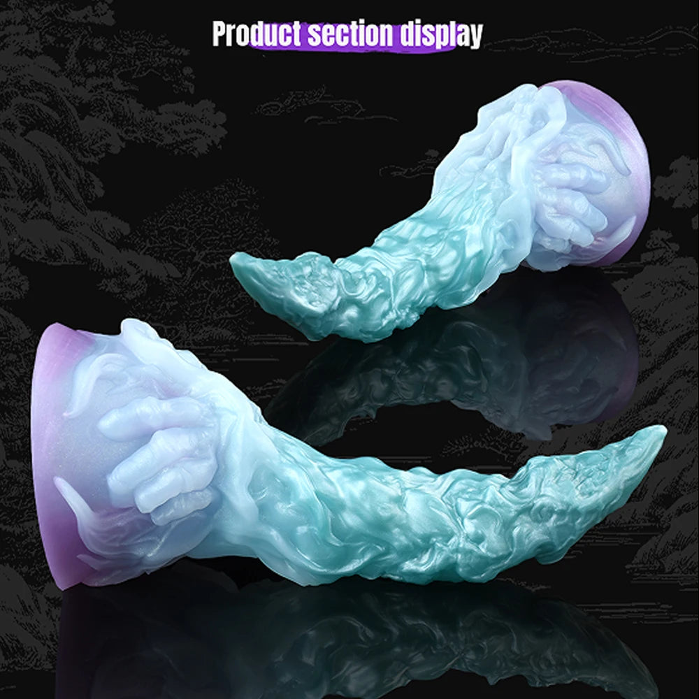 Scorpion Tail Hook Dildo with Suction Cup Monster Penis G-spot Anal Stimulation Female Vagina Massager Adults Sex Toys for Woman