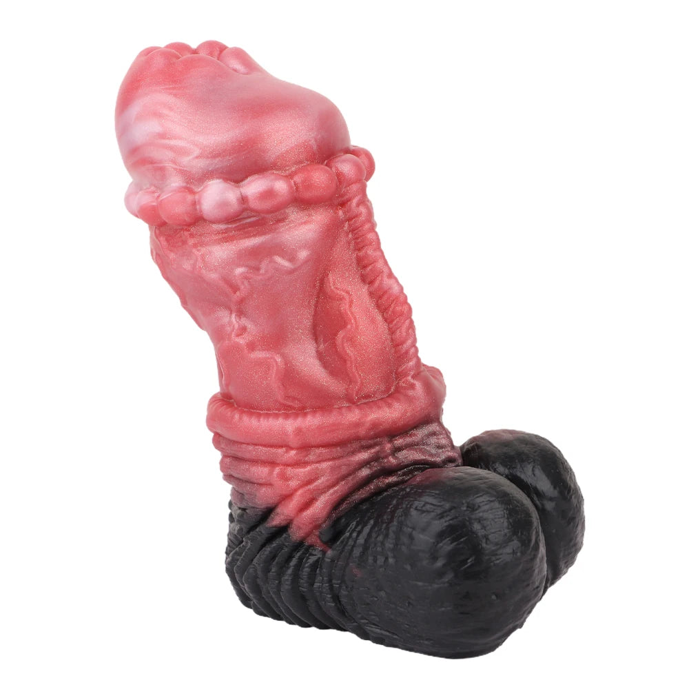 GEEBA Realistic Animal Dick Design Male Masturbator Ultra-Soft Silicone Pocket Pussy Men's Stroker Adult18+ Onahole Sex Products