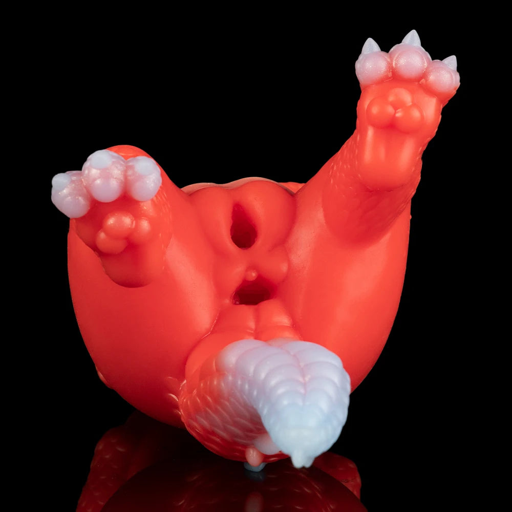 YOCY Dual Channel Fire Dragon Troso Male Masturbator Men's Onahole Stroker Realistic Textured Liquid Silicone Sex Toys for Man