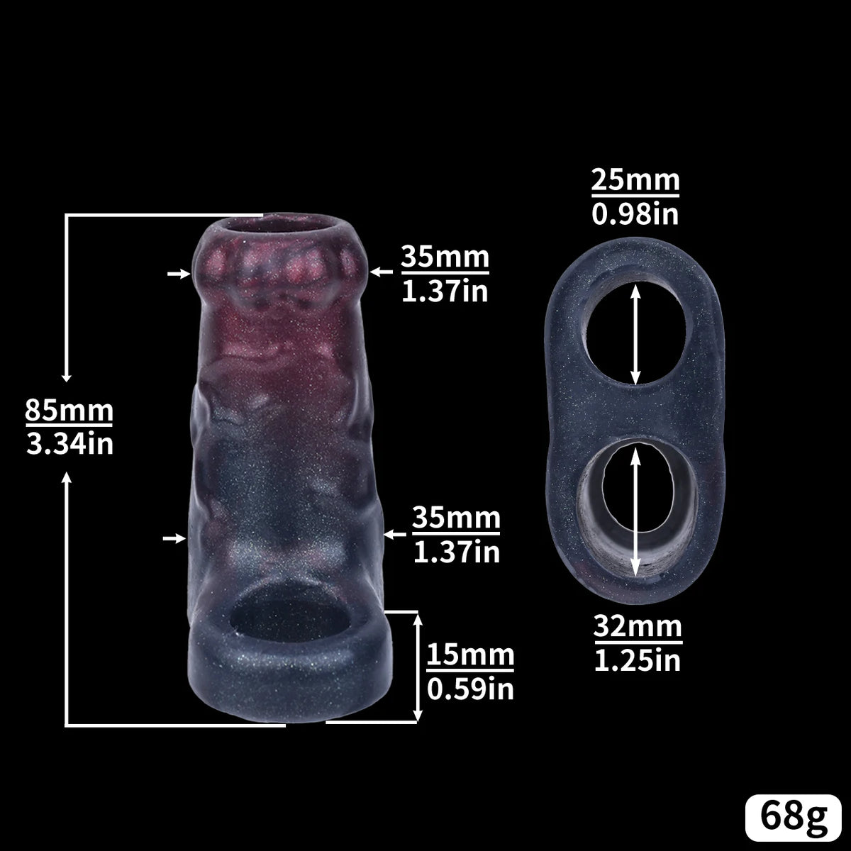 LICKER Silicone Dog knot Penis Sleeve Dick Enlarger Cock Sheath Sexy Fantasy Grinder Penis Massager Sex Toys For Men Adult Games
