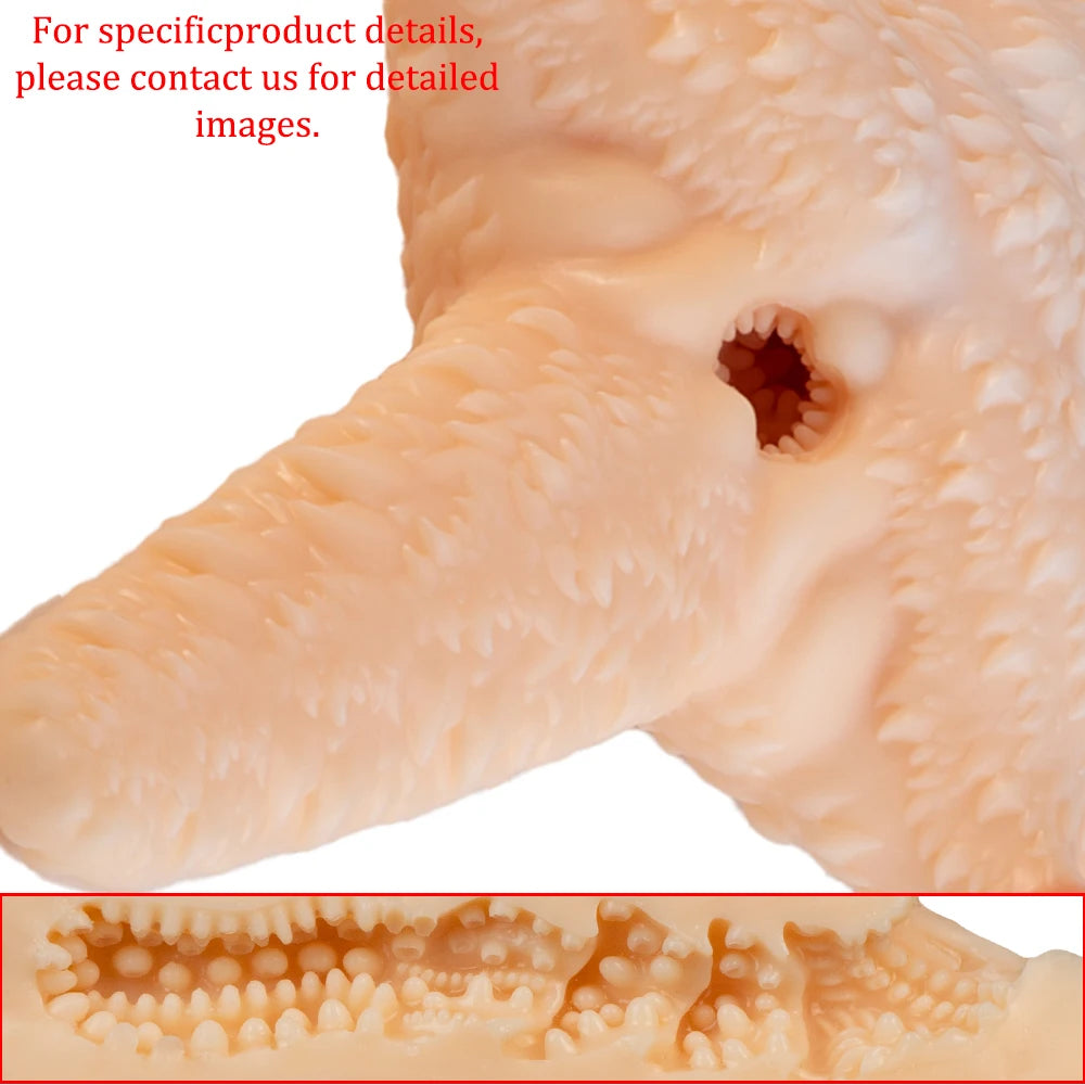 GEEBA Alien Worm Male Masturbator Sci Fi Monster Vagina Sex Toys for Men Soft Silicone Adult Onahole Pocket Pussy Men's Stroker