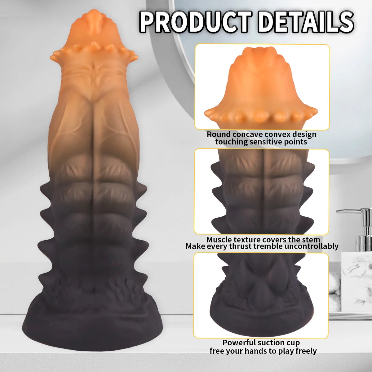 Huge Monster Dildo Fantasy Dildo Spike Dragon Dildo Big Anal Silicone Adult Sextoy for Women Safer Sex Products Sex Toys for Men