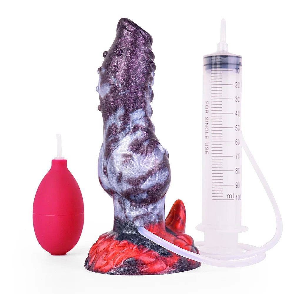 YOCY 7.7" Dragon Knot Dildo Big Monster Dick With Suction Cap Thick Knot Anal Dildo Animal Dog Penis Wolf Penis Fetish Sex Toys