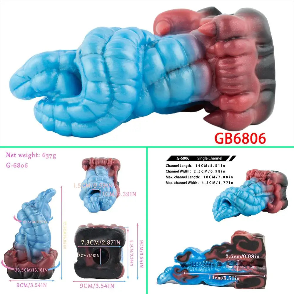 GEEBA Monster Fantasy Dildo Design Male Masturbator Werewolf Adult Sex Toys for Men Furry Texture Adult Onahole Pocket Pussy Cup