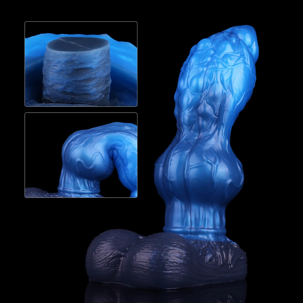 NNSX Fantasy Monster Dildo Anal Plug for Men Women & Couples Intricate Textured Details for Enhanced Stimulation Adult Toy