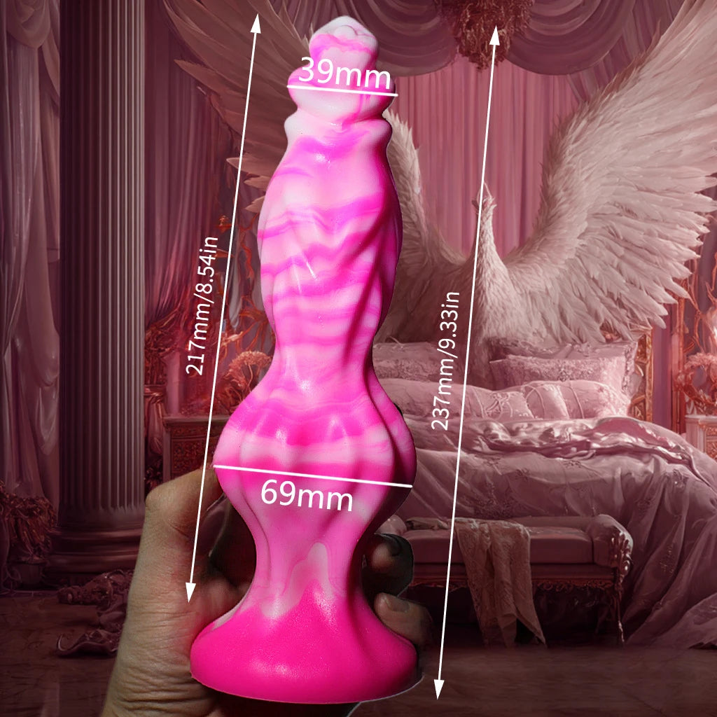 Monster Dildo with Suction Realistic Simulated Penis Massager Stimulating G-Spot Couples Adult Pleasure Accessory 18+ Sex Toy