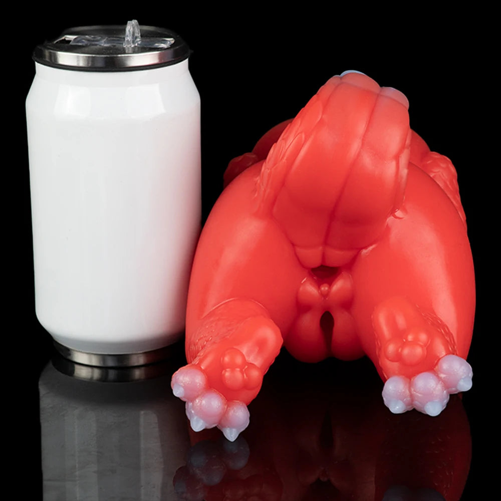 LUUK Realistic Dragon Pussy Sex Toy Men Masturbator Two Channel Silicone Dragon Butt Pussy Stroker For Men Aritificial Vagina