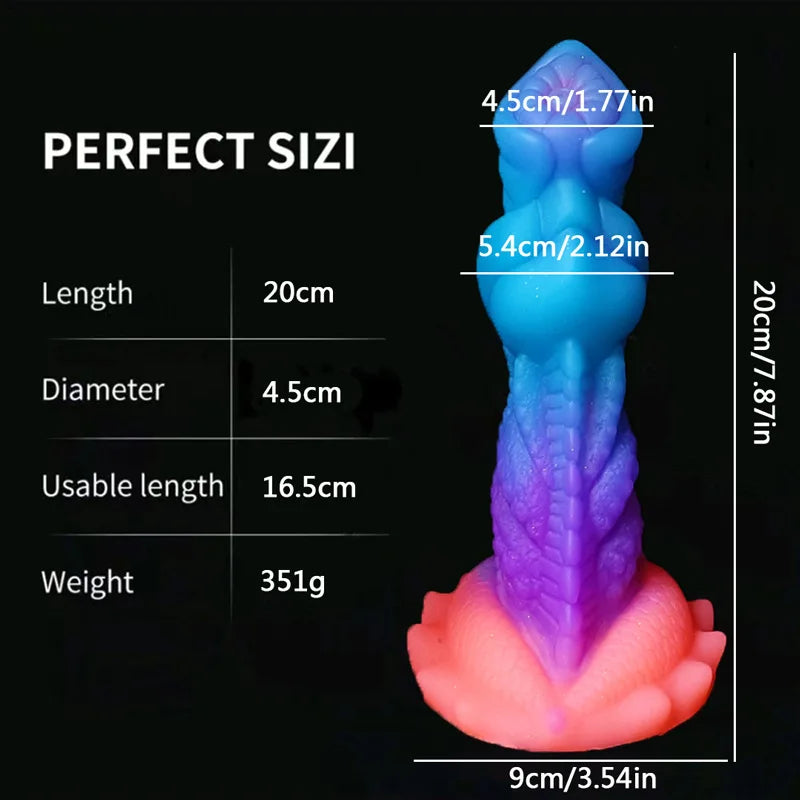 Lindwurm's Spine | Luminous Dildo