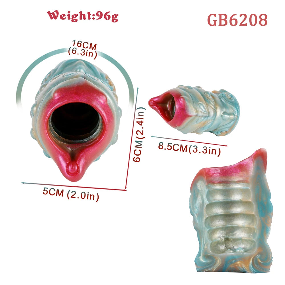 GEEBA Small Realistic Vagina Male Masturbator Silicone Men's Penis Trainer Pocket Pussy Stroker For Men Adult Sex Toys Supplies