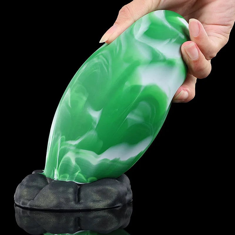 Huge 13cm Silicone Dragon Egg Anal Plug Big ButtPlug Dilator Anal Dildo Prostate Massage Sex Toys Adult Sexy Toy Soft Anal Beads