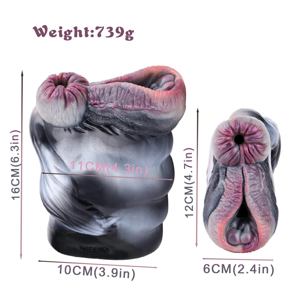 NNSX Male Masturbation Sex Toys Portable Dragon Pocket Pussy Lifelike Female Vagina Anal Holes Adult 18+ Sex Products