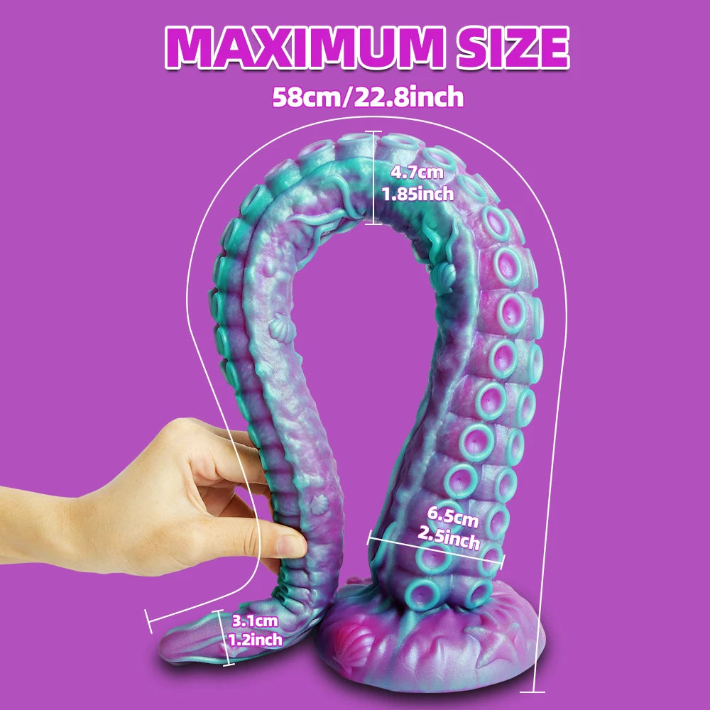 Tentacle anal plug adult vaginal massage stimulator anal plug dilator male and female monster dildo gay anus anal plug sex toy